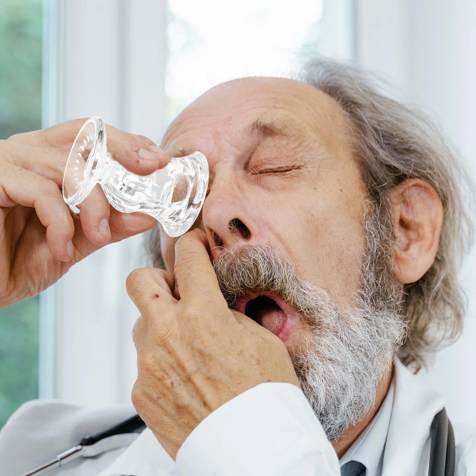 2 Pcs Clear Eye Cup Accessories for Washing Eyes Eyewash Bath Rinsing Cups Rinse