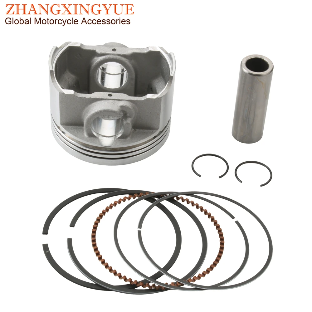 Scooter 57.4mm Symphony150 Crox150 Piston Kit For SYM GR150 JP150 Jet 4 Symphony Crox Jet 4 150cc 4T A61