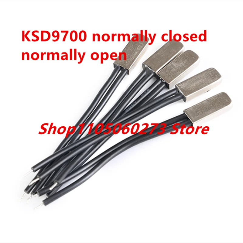 10PCS KSD9700 temperature control/temperature switch thermal protector 5A metal normally closed 40/55/60/75/80-160 degrees, norm