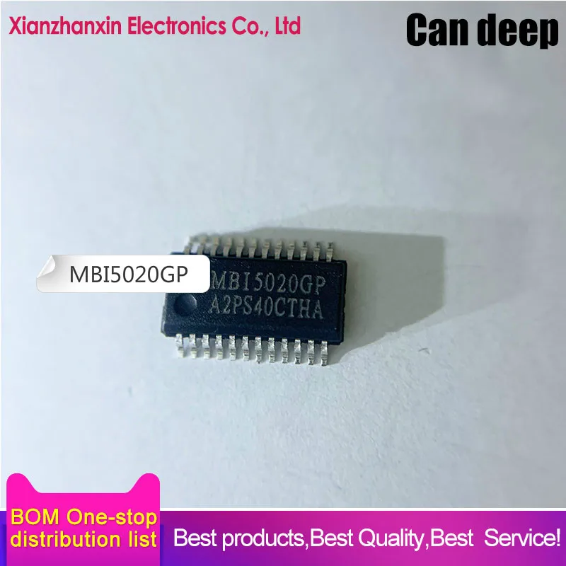 10PCS/LOT MBI5020 MBI5020GP 5020 SSOP24 Constant current LED driver chip