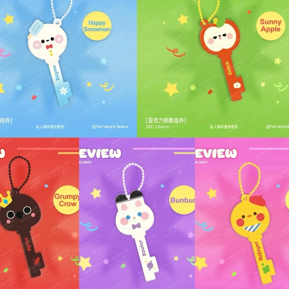 พวงกุญแจอะคริลิค Love and Deep Space โฮมเมด Caleb Sylus Rafayel Xavier Zayne สำหรับพนักงานทุกคน กระเป๋าเป้สะพายหลัง จี้ขนาดเล็ก