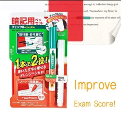 LifeMaster Japan Kokuyo Highlighter Set Memorization Pen Perfect for Student Help Improve Exam Score PM-M120