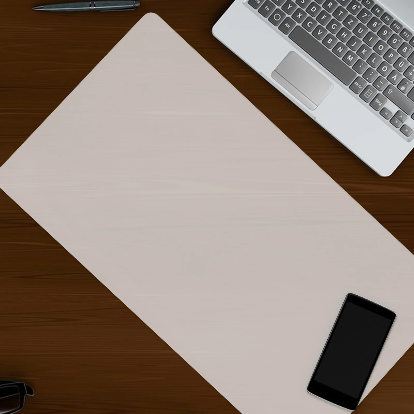 

Transparent Desk Pad Mat for Laptop Writing and Computer Use Clear PVC Protector with Anti-Static Non-Slip Backing for Home