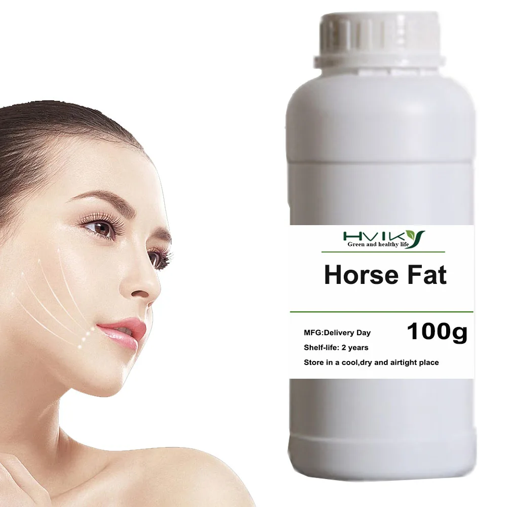 

Refined Horse Fat Hydrogenated Horse Fat Milky White Odorless Horse Fat Cream Raw Material