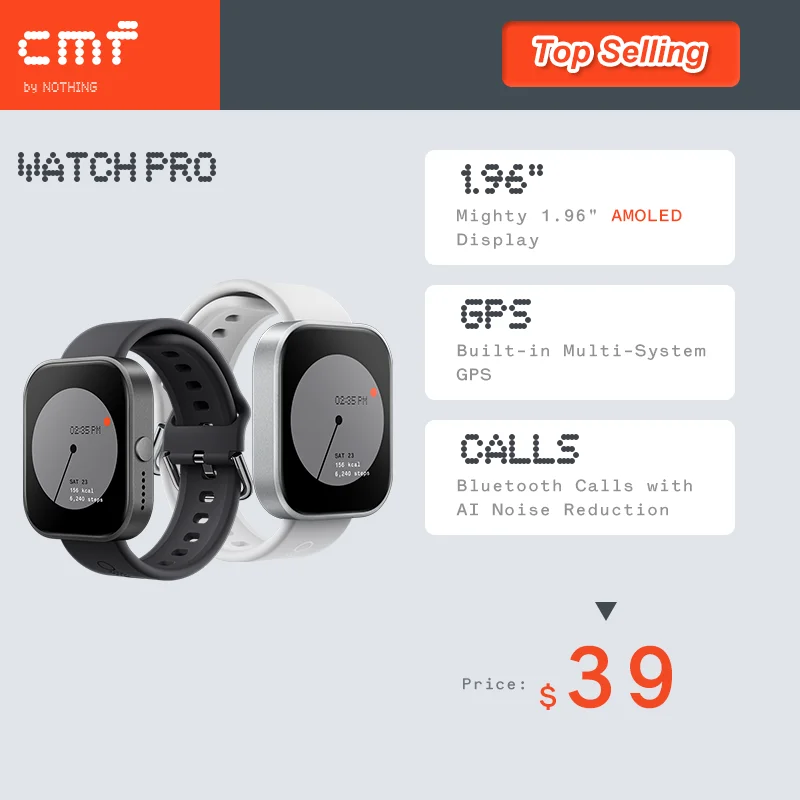 Global Version CMF by Nothing Watch Pro 1.96