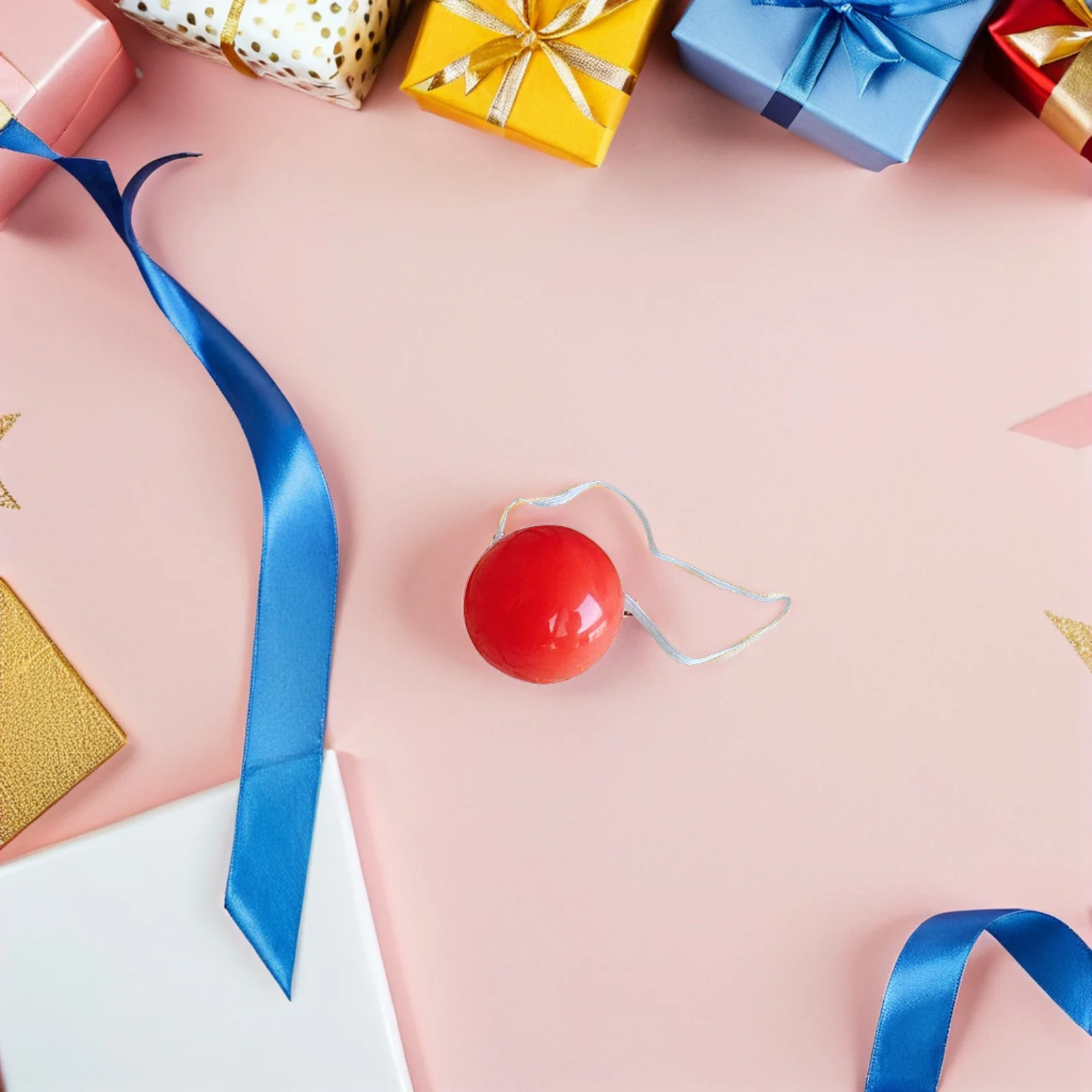 

Red Adorable Clown Nose Costume Honking for Adults Accessories Halloween Decor