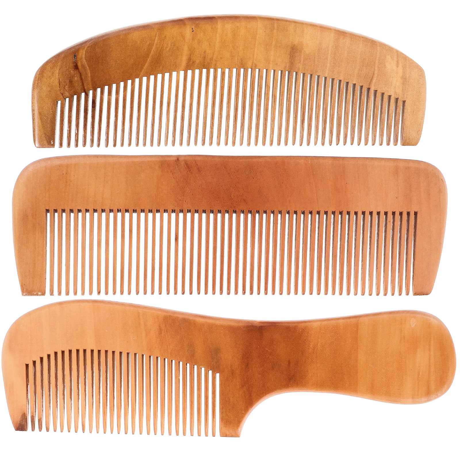 

3pcs PeachWoodComb WoodenHairComb Comb DetanglingComb StylingComb TravelComb LightweightComb ScalpMassager HairCare