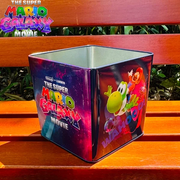 Hete Universele Super Mario Galaxy Film Yoshi Popcorn Emmer Ei Knuffel Collectible Snack Opberg Drinkbeker Voor Mario Fans