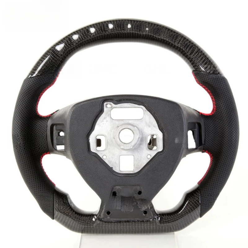 LED Performance Carbon Fiber Sport Steering Wheel Fit Camaro SS 2016-2020 Interior Mod Parts view 6