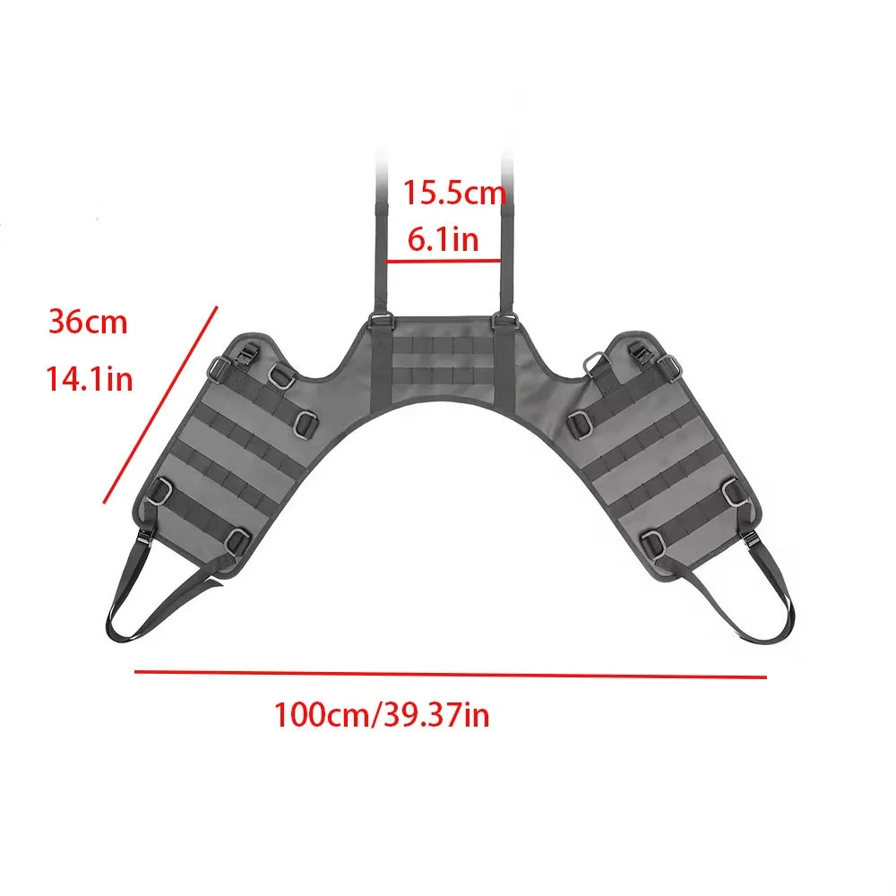 Motorcycle Fuel Tank Vest Supplies Accessories Protective Bars Waterproof Bag Mounting Base Essential Equipment Motorcycle Rider
