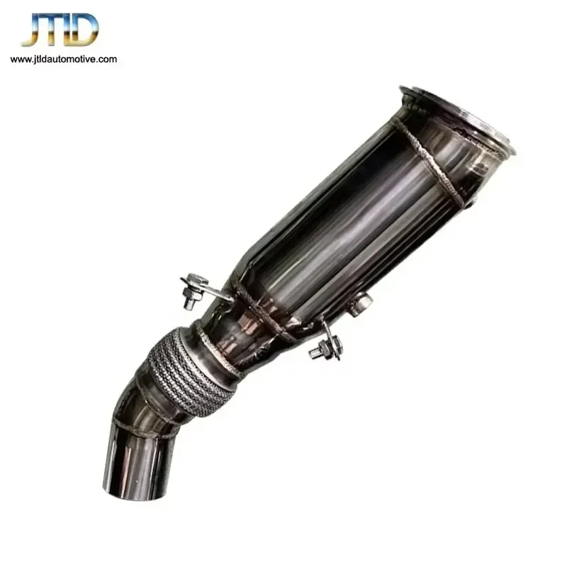 Expertly Welded Front Exhaust Pipe for BMW B58 3.0T G30 340i F30 140i X5 X7 Smooth Pipe Design T304 Stainless Steel