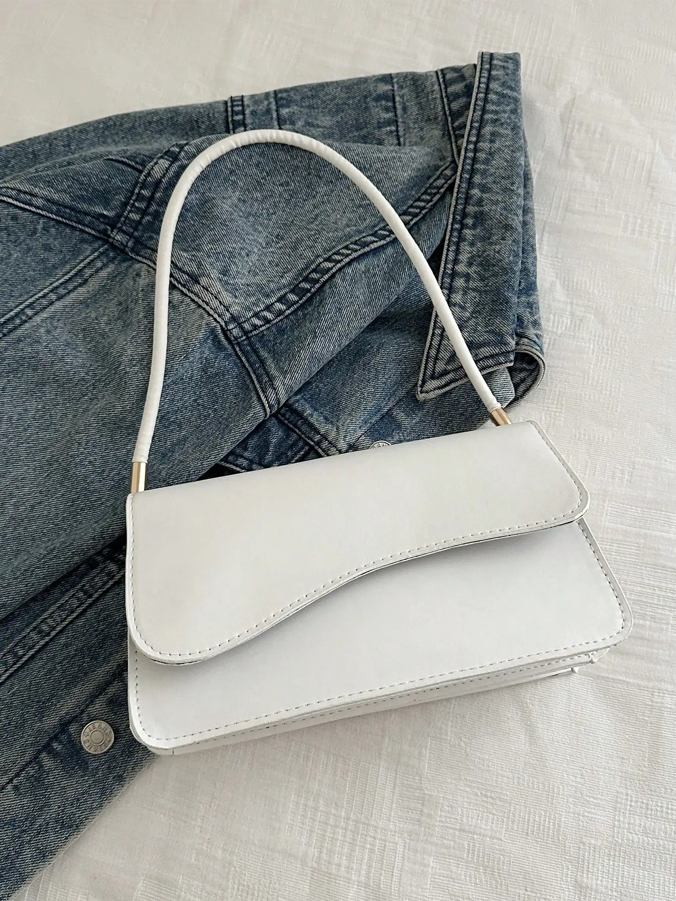 

Fashionable Leopard Print Asymmetrical Flap Vintage Minimalist Elegant Shoulder Bag