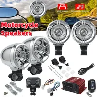 4 Speaker Audio System Stereo MP3 ATV UTV Scooter Anti-theft Alarm with Remote Control