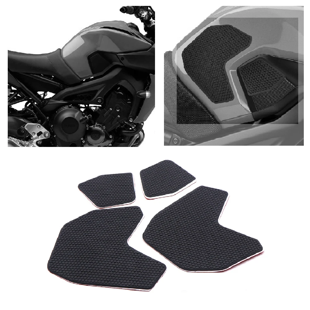 

Fit for Yamaha MT 09 MT09 SP FZ09 ABS MT-09 FZ-09 2013-2020 Motorcycle Tank Grips Pad FuelTank Side Knee Traction Anti Slip Pads