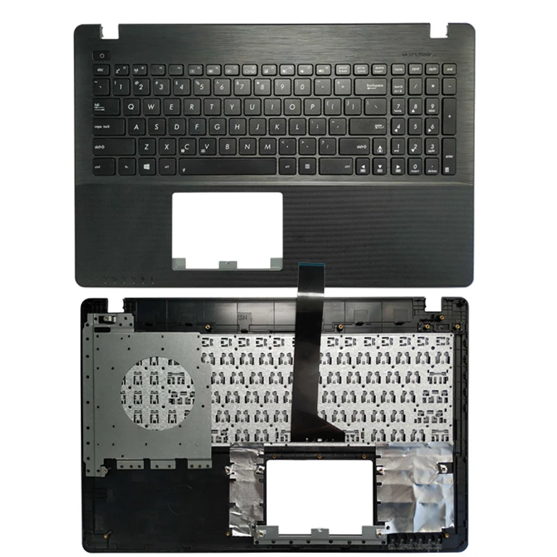 Imagem -04 - Teclado Tampa Superior para Asus K550v X550c X552e A550l Y581c F550 R510j A550c Palm Resto Case Shell