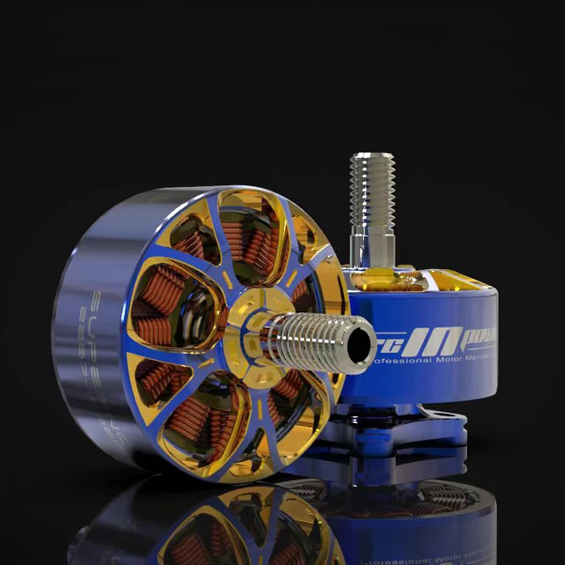Motor sin Escobillas FyRcinpower Aos Supernova 2207 1980kv 5-6s Lipo para Drones de Carreras FPV Freestyle de 5 Pulgadas, Piezas de Quadcopter