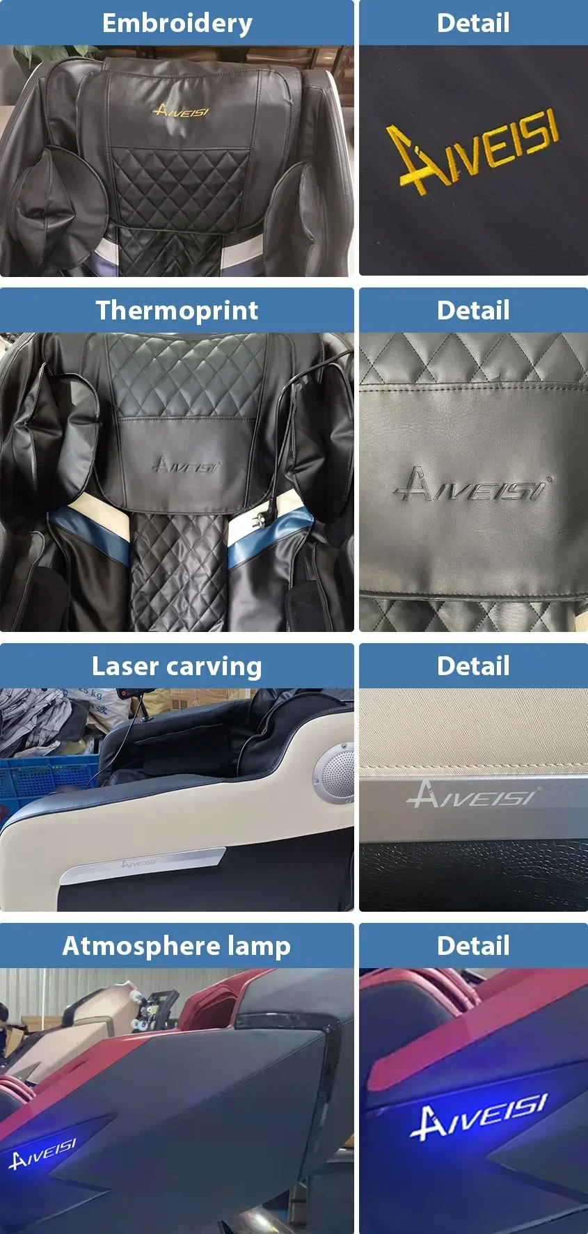 Zero Gravity Luxury Vending Coin Operated Body Care Recliner Massager Chair Electr with Musical Function for Home and Office