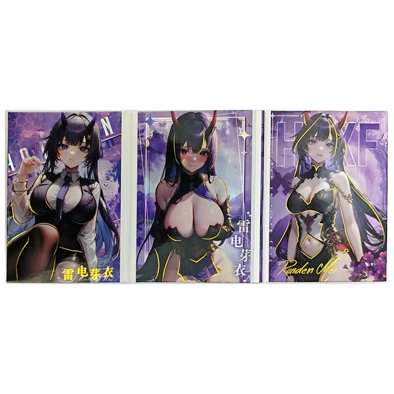 Anime Goddess Story Rare Fold Refraction Foil Shenhe Taiho Yoimiya Toys for boys Collectible Cards Christmas Birthday Present