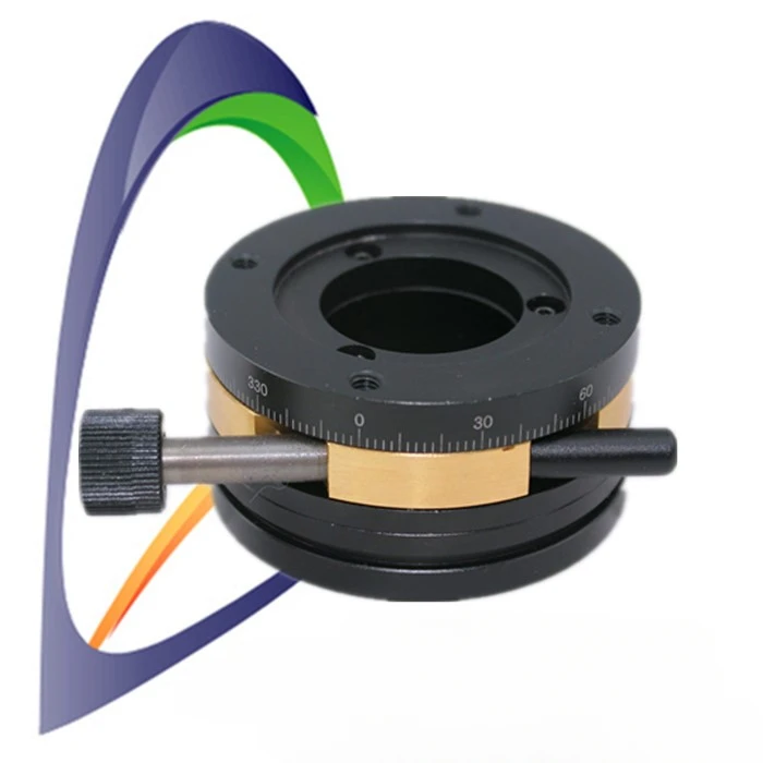 NT01RM56 précision, table rotative manuelle, table de déplacement angulaire