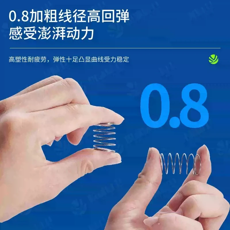 304 Stainless Steel Return Compression Spring for Toilet Tank Button Flush Valve