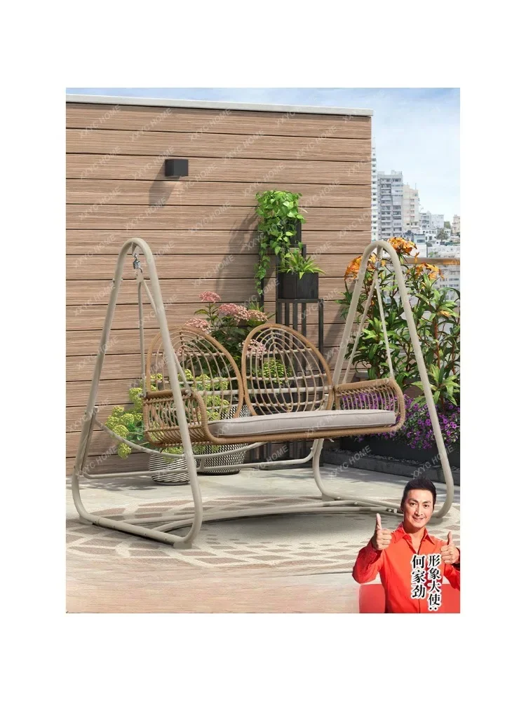 Swing Home Balcony Adult Garden Outdoor Cradle Chair Outdoor Single Double Swing Chair