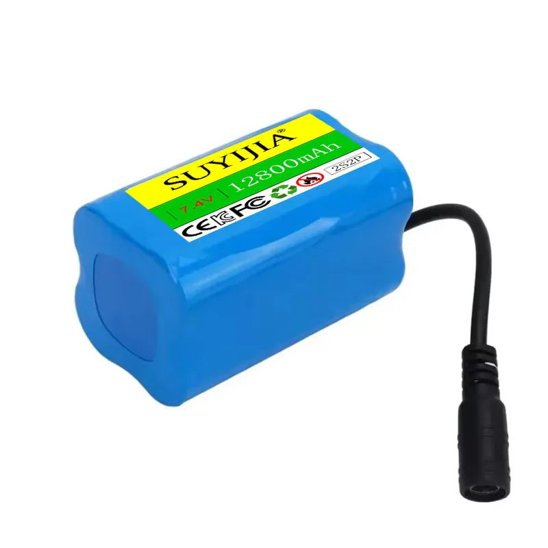 7.4V 2S2P 12800mAh Battery Parts - for V020/V900/2011-5/V007/C18/H18/V18/D18B/FX88 RC Fishing Bait Boat