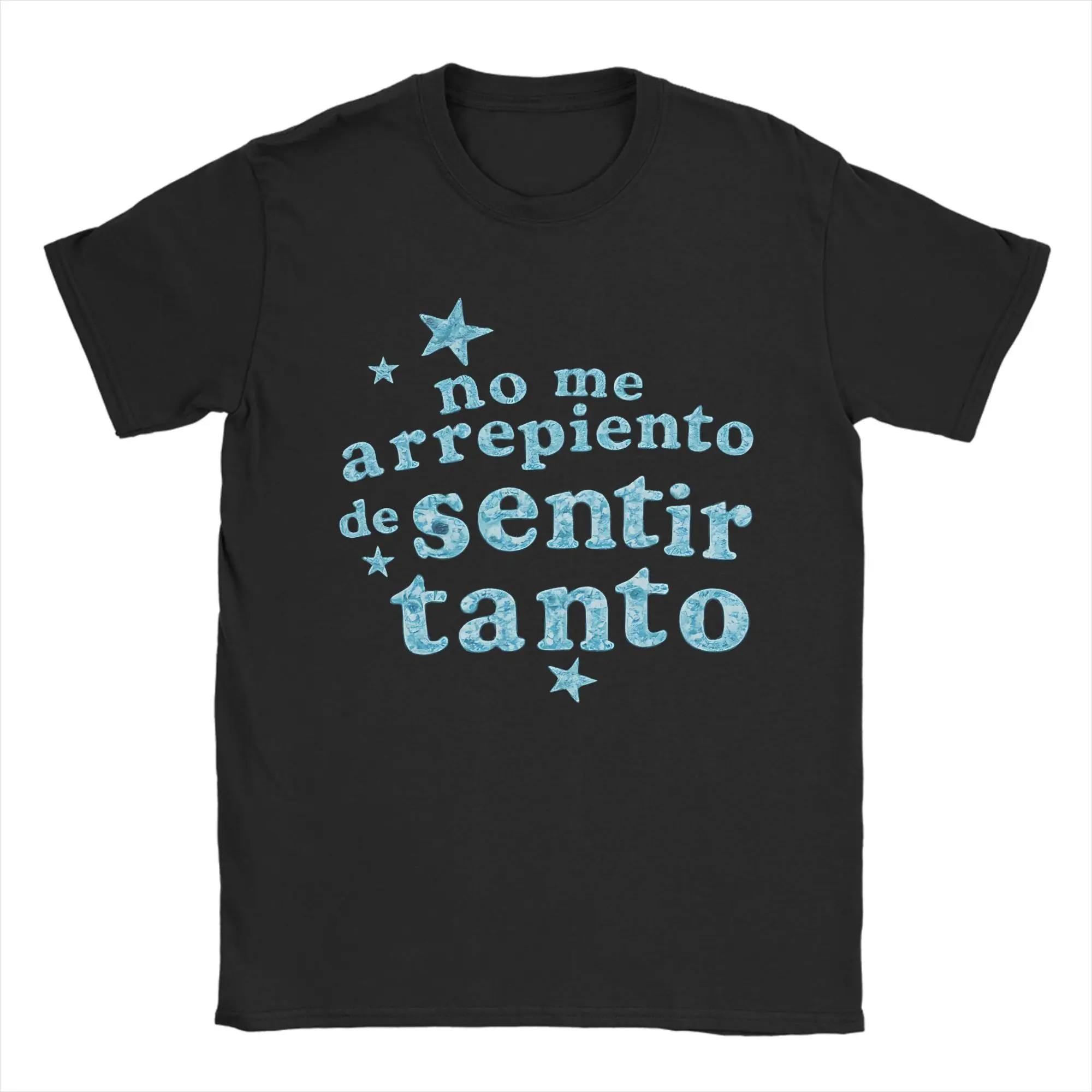 Karol G I Don't Regret Feeling So Much  Men T Shirt  Leisure Tees Short Sleeve Round Neck T-Shirt 100% Cotton Plus Size Tops