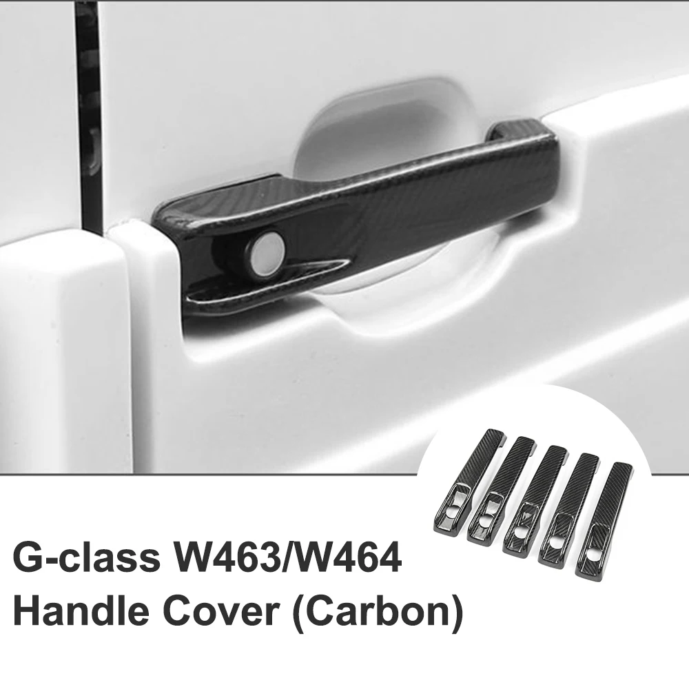 Handle Cover For BENZ G Class W463 W464 W463A 1993-2023y Door Handle cover dry carbon fiber For G wagen