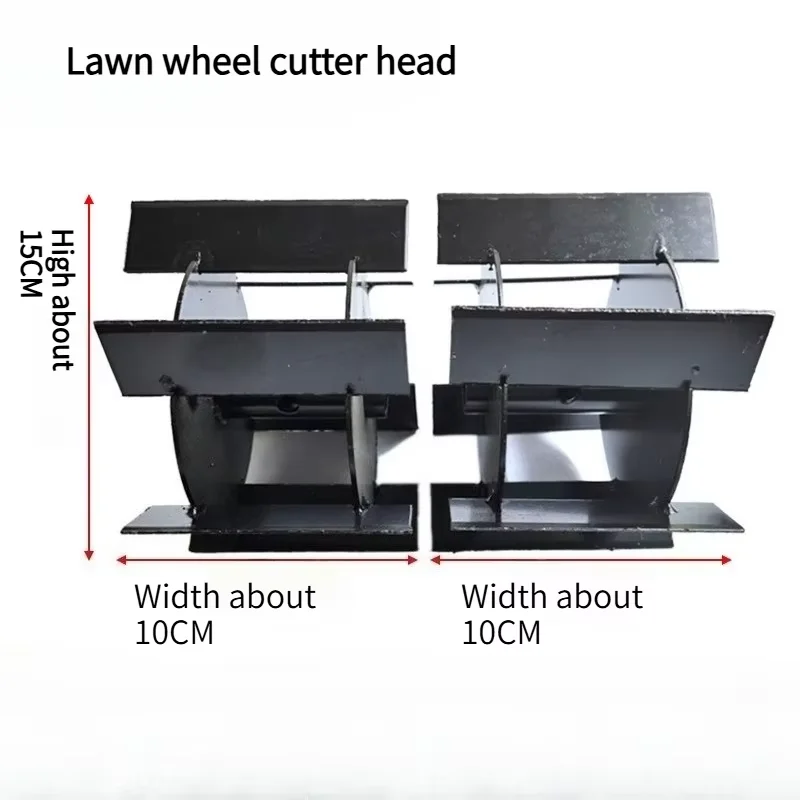 Lawn mower weeding wheel trenching wheel loosening wheel straight oblique blade irrigation cutter general accessories