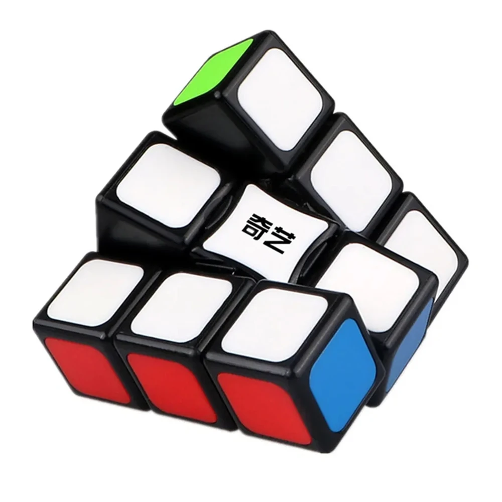 QiYi-cubo mágico de velocidad para niños, rompecabezas profesional, cuadrado, juguetes antiestrés, regalo, 1x3x3/1x2x3, 133/123