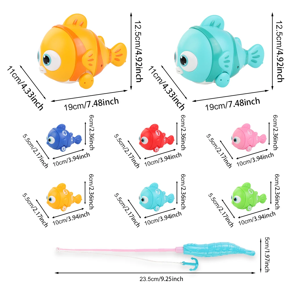 Interaktywne zabawki edukacyjne Montessori, gra dla dzieci z wędką Rozświetlona magnetyczna wędka Zabawa Chodzenie dla chłopców i dziewczynek w wieku 3+ lat