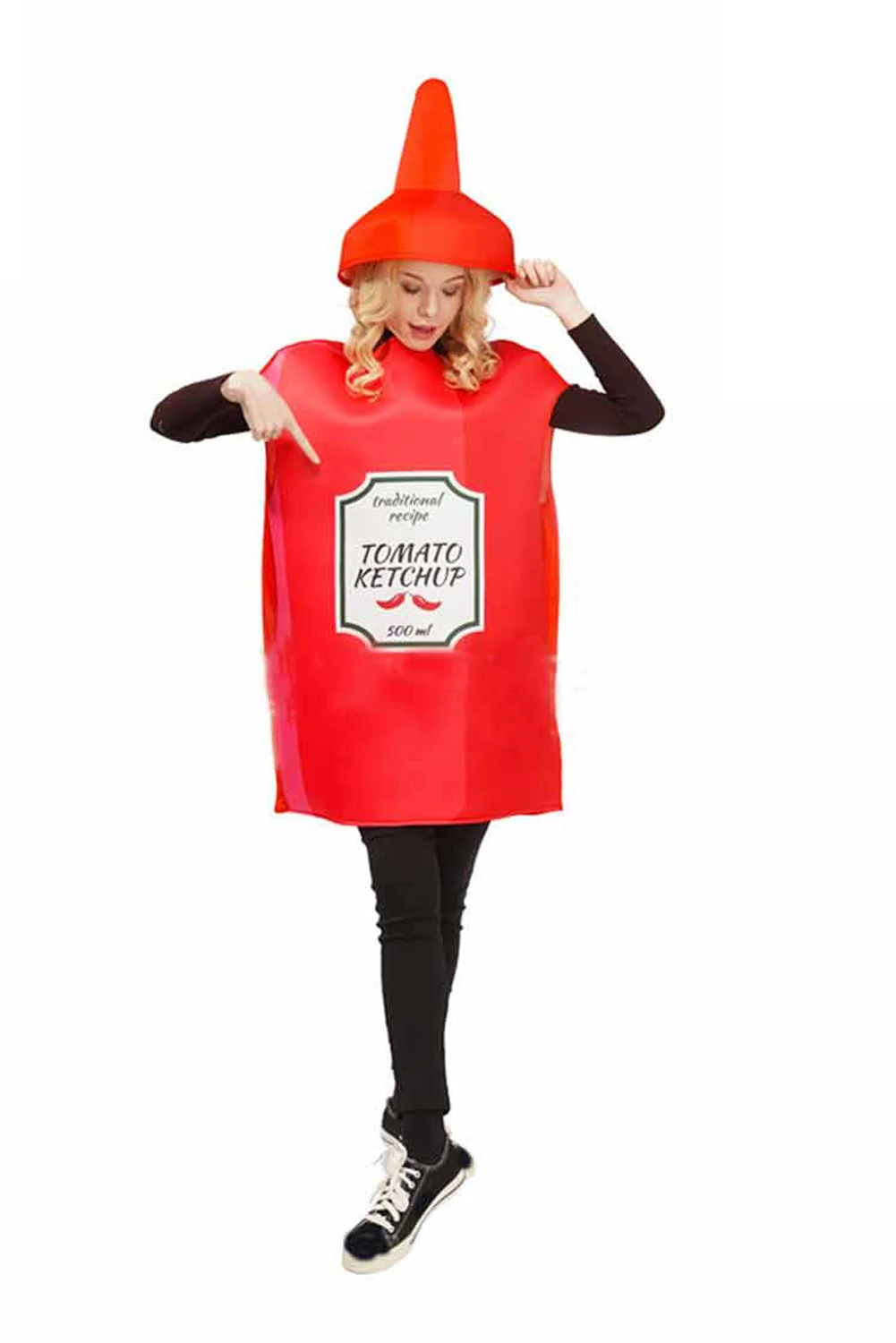 Ketchup Mustard Cosplay Adult Costume Women Men Funny Food Roleplay Fantasia Couples Halloween Role Playing Fancy Dress