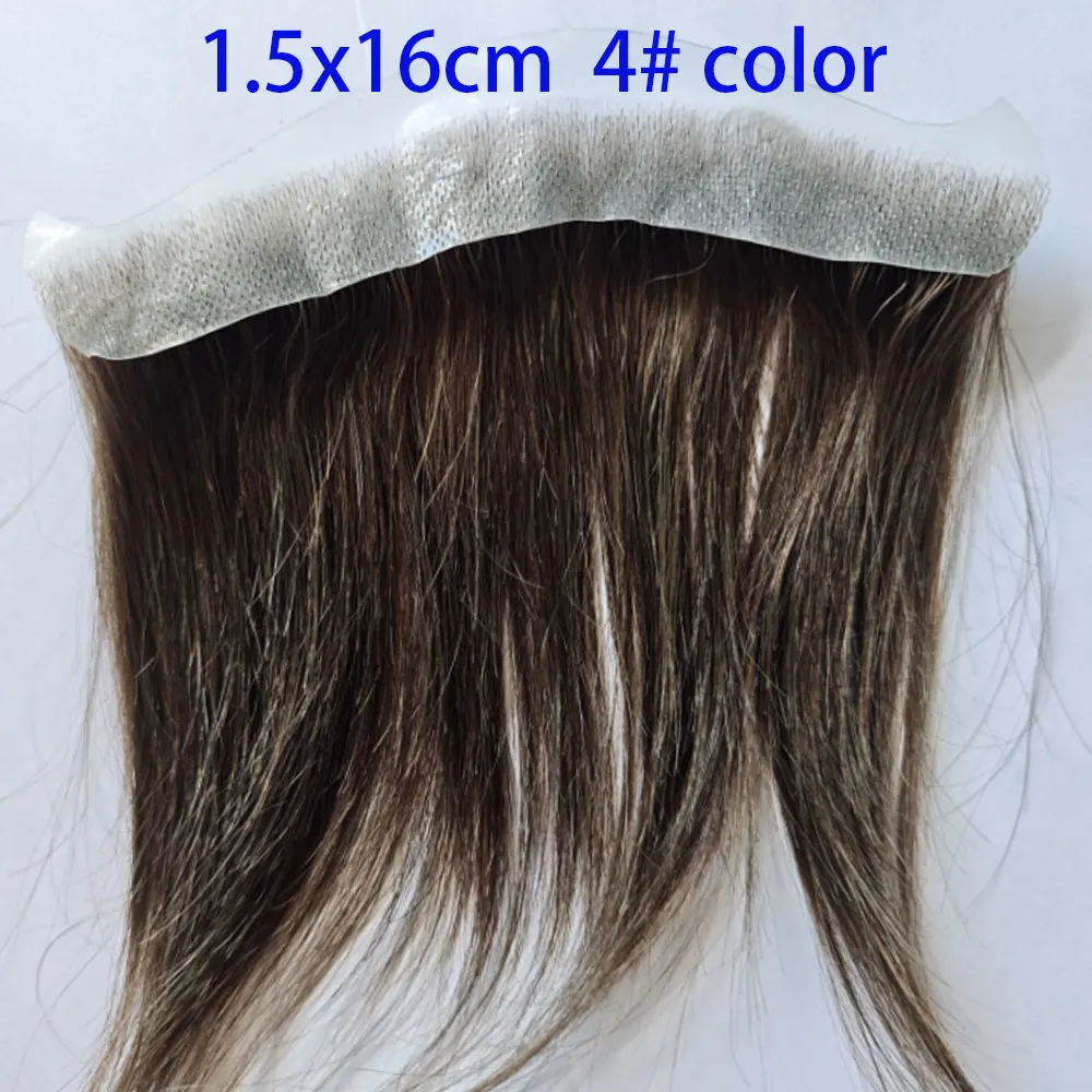 Straight Real Hair Forehead Patch Topper
