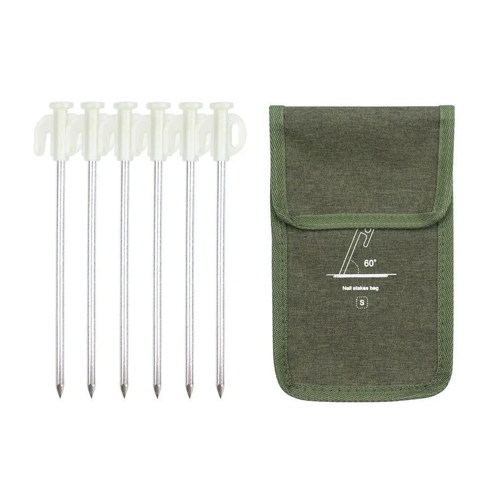 

Светящиеся в темноте колья Кемпинговые колья Простые в использовании ночью Быстрый дизайн с крючками Флуоресцентный пластиковый ночник Головка для ногтей