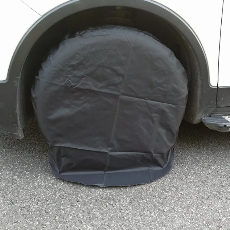 

four Car tire cover RV tire cover Sun protection Oxford spare tire all-purpose tire cover Dust jacket A set of four