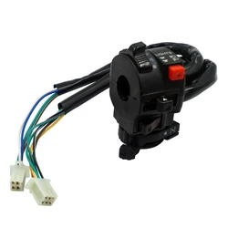 Motorcycle Handlebar Switch Assembly Multi-function Left Turn Signal Horn Start Choke Starter Switch For 7/8