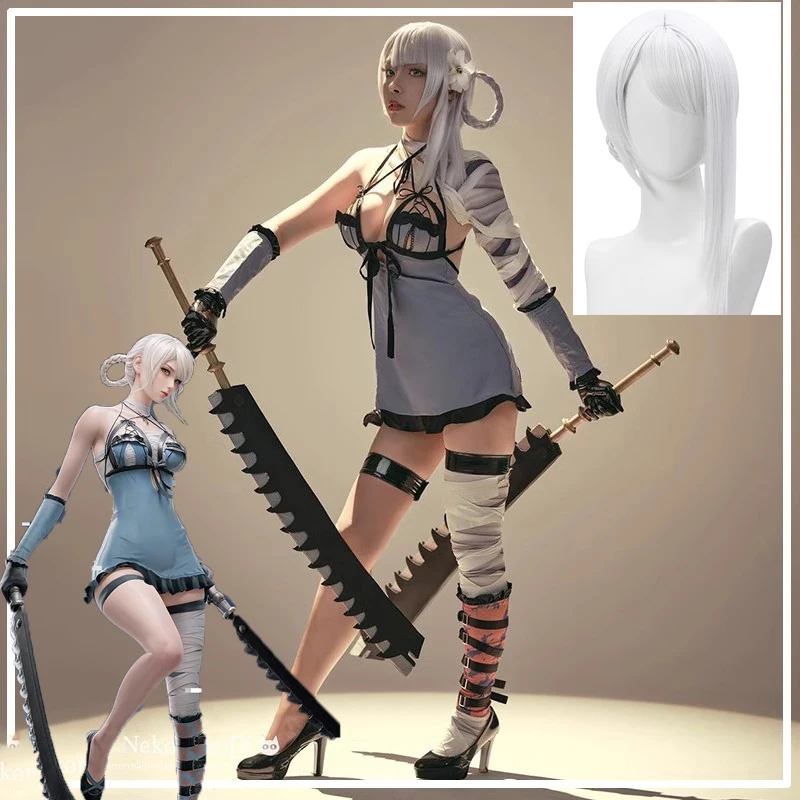 

Костюм для косплея NieR Replicant Kaine, милая женская форма, женский костюм для ролевых игр, парик для косплея на Хэллоуин