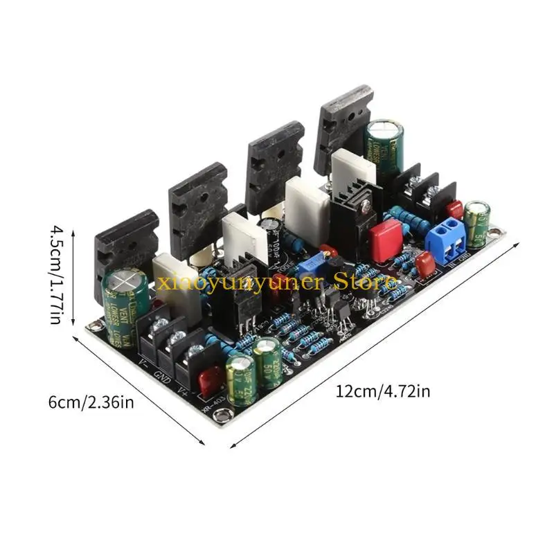 P9JB Advanced 200W Single Channel Amplifier Board 1943+5200 Module Powerful for Speaker
