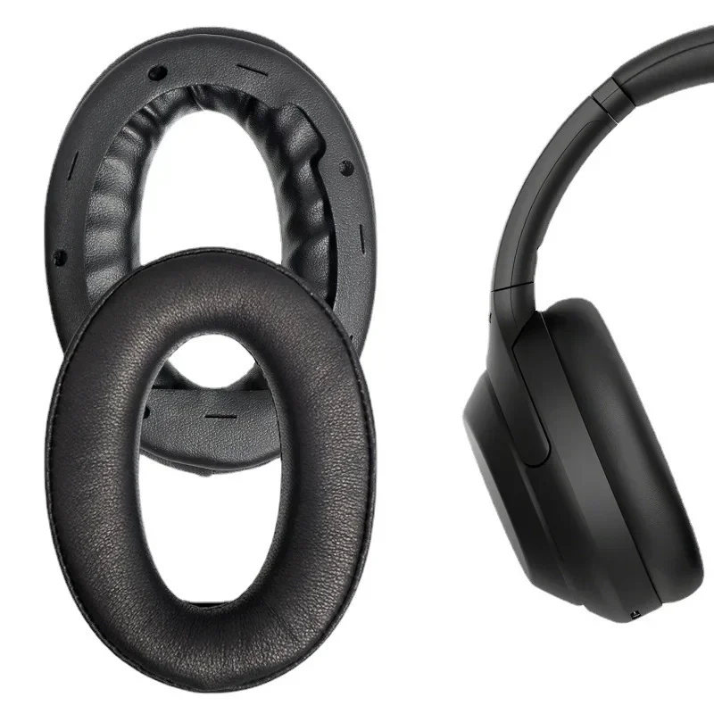 1 Pair Of Earpads For Sony WH-1000XM4 Headphone Ear Pads Cushion Soft Leather Memory Sponge Cover Repair Durable Earmuffs