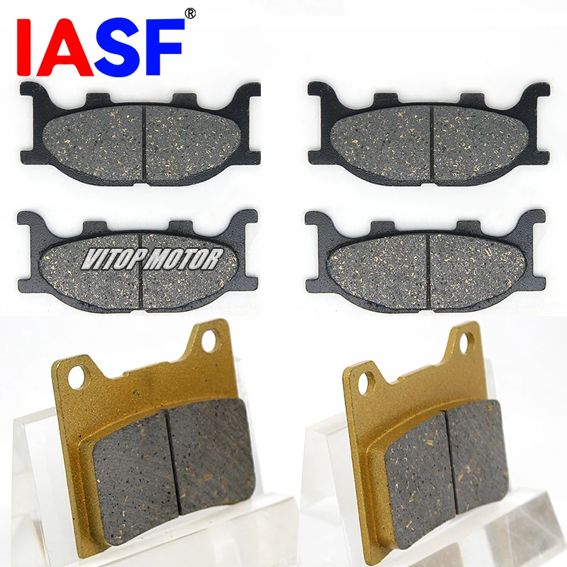 For YAMAHA XVS1100 Drag Star V Star 1100 1999-2008 XVS1100A XVS1100S Motorcycle Front Rear Brake Pads