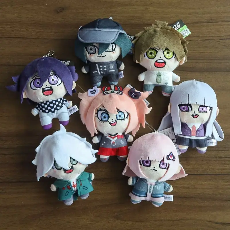 Danganronpa Hinata Hajime Nagito Komaeda Q Version Pocket Plush Doll Crossbody Bag Hanging Ornaments Anime Enthusiast Collection