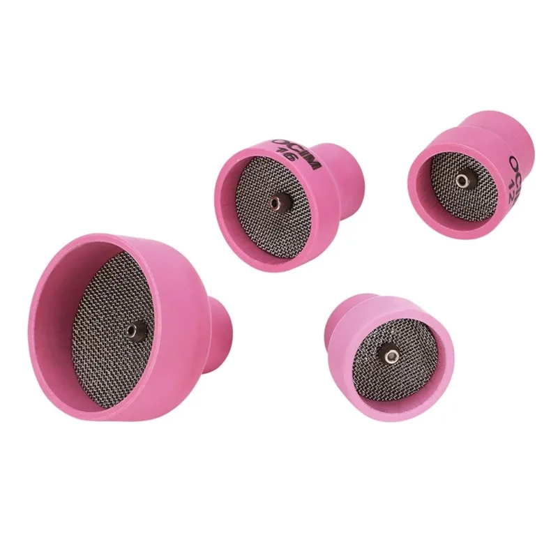 AT21-Inner Dia 12 14 16 24 Center Hole For Welding Cups- TIG Cup Kit Set(4 Pieces) For Welding Equipment