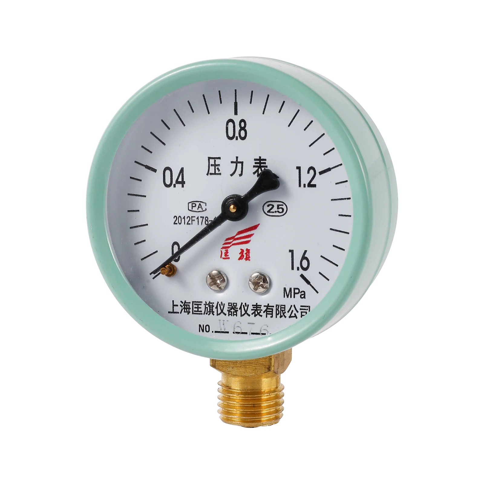 

53Mm Diameter Water Pressure Gauge M14x1.5 Thread Pipe Pressure Gauge Measurement Irrigation Sprinkler Gun Fitting 0~1.6MPA