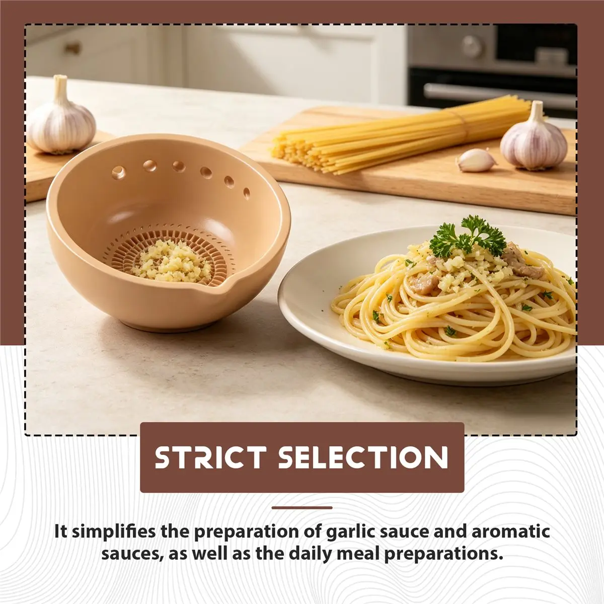 DT81 Garlic Grater Plate - Handmade Ceramic Grinding Dish, Serviceable Multifunctional Bowl for Sauces & Dressings