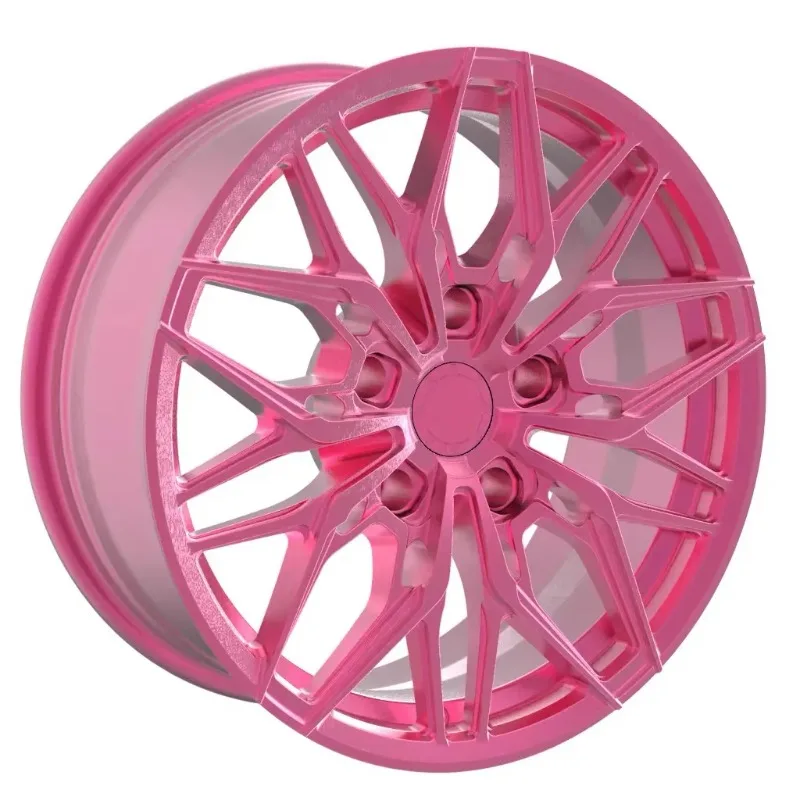 New Custom Durable Aluminium Alloy Monoblock Forged Wheel 5x130 5x112 Multi-Frame pink 30mm 20mm 40mm 100mm  Mercedes