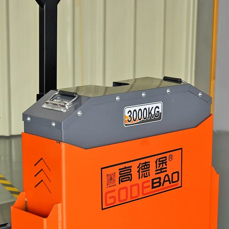 3-тонный внедорожный электрический поддоносной тележка Электрический подъем Маленький электрический вилочный погрузчик