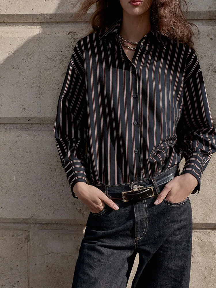 وصل حديثًا لشتاء 2025 ملابس نسائية مريحة مخططة غير رسمية irt Faionable حلوة شخصية تناسب جميع ملابس الترفيه