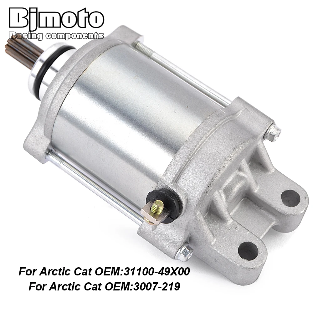 Starter Motor For Arctic Cat ZR5000 ZR9000 M1100 153 Bearcat Z1 XT TZ1 Touring F1100 SNO PRO for Polaris Phoenix Sawtooth 200