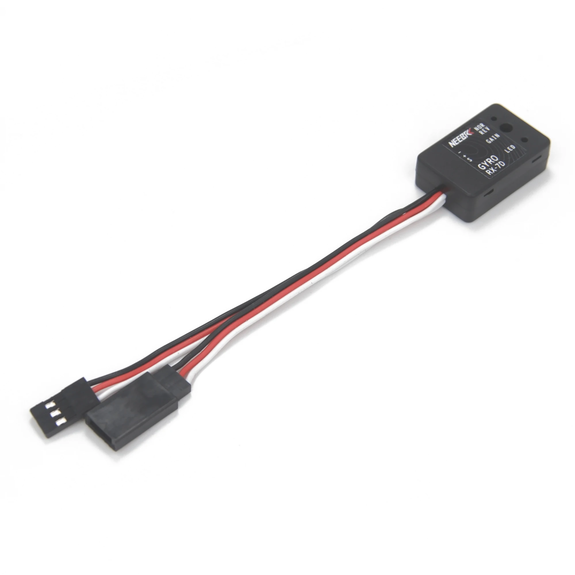 NEEBRC RX-7D Car Mini Gyro Gyroscope Micro DC 4.8-7.4V for RC Racing Vehicle Boat Model Digital/Analog Servo Universal Receiver