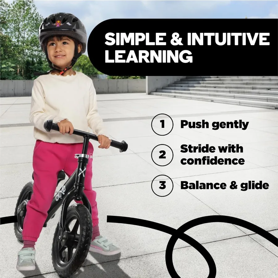 バランスバイク - 30.5cm 12インチ 幼児用トレーニングバイク - 1.8kg（4ポンド）バランスバイク - 3歳、4歳、5歳向け - ペダルなし自転車